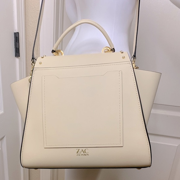 Zac Zac Posen Earth Pearls Top Handle Leather Bag - Picture 5 of 12